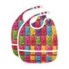 foixnub Baby Bibs for Boys Girls Colorful Gummy Bear Newborn Drooling Bibs for Feeding Teething Soft Adjustable 1pack view 2