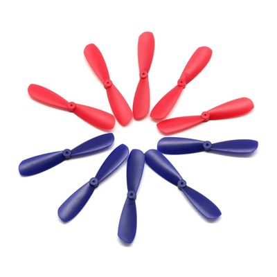 10PCS 46mm Propeller 0.8mm / 1.0mm Shaft Hole For 716 720 8520 Coreless Motor (5Pairs A/B Props)(0.8MM Hole)