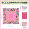 31.5in Large Pink Mahjong MatAnti-Slip, Noise-Reducing Table Cover for Mahjong, Poker, Board GamesWith 4 Mahjong Shuffle Cards Mahjong Dice Bags and 20 Scratch off Crads Mahjong Party Supplies view 2