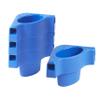 ECR4Kids Stackable Kiddie Cot Corner, Replacement Parts, Daycare Essentials, Blue, 4-Pack view 1