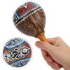 Coconut Shell Sand Hammer, Handheld Musical Toy Instrument for Kids, Rustling Sound Shaker with Natural Shell Design, Ideal for Music Learning and Party Entertainment view 3