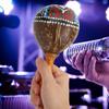 Coconut Shell Sand Hammer, Handheld Musical Toy Instrument for Kids, Rustling Sound Shaker with Natural Shell Design, Ideal for Music Learning and Party Entertainment view 4