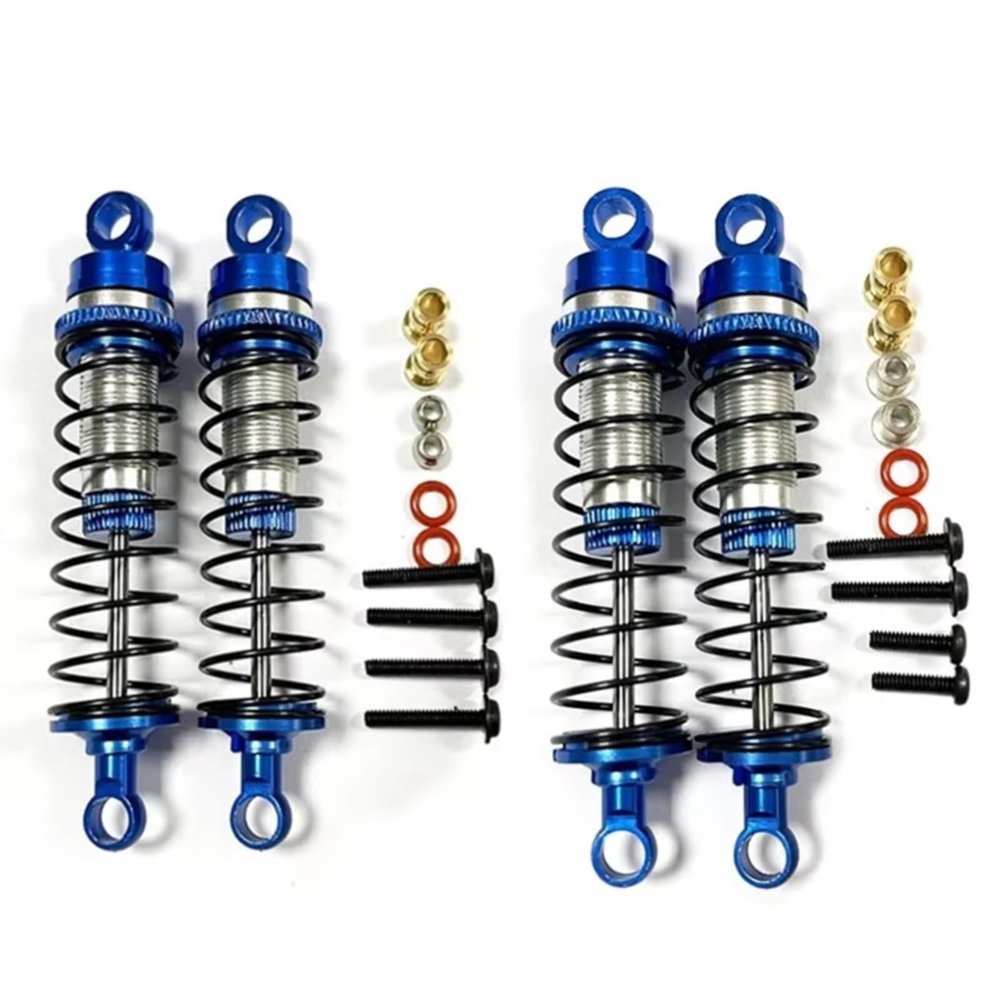Compatible With Losi For Mini-T 2.0 For Mini-B 1/16 1/18 RC Car Upgrades Parts Metal Front And Rear Shock Absorber Damper Rc Shock Absorbers(Blue)