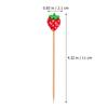 Luxshiny Strawberry Cake Toppers 20pcs Red Non-edible Fruit Decorations Cute Birthday Party Supplies for Cake Decorating view 2