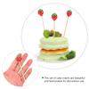 Luxshiny Strawberry Cake Toppers 20pcs Red Non-edible Fruit Decorations Cute Birthday Party Supplies for Cake Decorating view 3