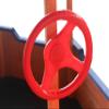 BIFULDYO Pirate Ship Sandbox with Lid and Canopy for Kids Ages 4-8, Wooden Outdoor Sand Box with Cover, Rudder, Storage Bench, 43.3x22.6x6.3 Inch view 4
