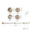 1:28 LDRC LD2801 Metal Driving Gear Reduction Gear Central Drive Shaft Set 1/28 RC Car Upgrade Parts Accessories Remote-Controlled car Parts view 2