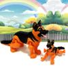 2pcs 3D Printed German Shepherd Fidget Animal Articulated Joints Dog Toy Figure Stress Relief Fidget Animal for Desk Decor Birthday Party Gift Favor AD-GS-2X view 3