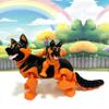2pcs 3D Printed German Shepherd Fidget Animal Articulated Joints Dog Toy Figure Stress Relief Fidget Animal for Desk Decor Birthday Party Gift Favor AD-GS-2X view 4