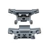 Compatible with MJX for Hyper Go 10208 V2 1/10 RC Car Upgrade Parts Accessories Metal Front Rear Shock Tower Plate RC Car Accessories(Gray) view 1