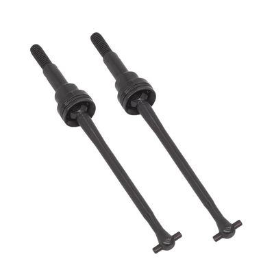 2Pcs RC Car Metal Front Drive Shaft CVD for WLtoys 12423 12427 12428 1/12 Crawler Short Course Truck Upgrade Parts Remote-Controlled car Parts(2Pcs Black)