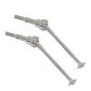 2Pcs RC Car Metal Front Drive Shaft CVD for WLtoys 12423 12427 12428 1/12 Crawler Short Course Truck Upgrade Parts Remote-Controlled car Parts(2Pcs Black) view 2