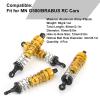 1/12 RC Shock Absorbers Upgrade Parts High Performance Aluminum Alloy Spring Damper for MN G500 RC Cars 80mm Shock Absorber Damper 4 Pcs (Gold) view 3