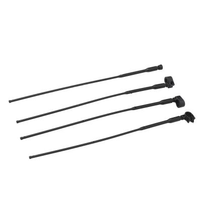 Drfeify RC Simulation Antenna, 4pcs Plastic Antenna Simulation Decoration Accessories for Axial SCX10 90046 UTB10 Capra