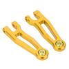 1 Pair Metal Front Rear Upper Swing Arm for SG 1603 SG 1604 1/16 RC Car, Aluminum Alloy Upgrade Suspension Parts with Enhanced Stability and Smooth Handling (Yellow) view 3