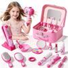Hair Salon Toys for 5 Year Old Girls, Makeup Kit for Kids 3-5 4-6, Pretend Hair Styling Set Gift for Girls 5-7 6-8 with Sound and Lights, Role Play Dress Up Birthday Gifts for 3 4 5 6 Girl view 1