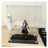 Acrylic Display Case for Action Figures, Openable Collectibles Protection Cover Stackable, Building Blocks & Small Statues Organizer Cube Tool-Free(13.8x5.9x13.8in/35x15x35cm) view 1