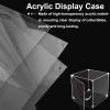 Acrylic Display Case for Action Figures, Openable Collectibles Protection Cover Stackable, Building Blocks & Small Statues Organizer Cube Tool-Free(13.8x5.9x13.8in/35x15x35cm) view 4