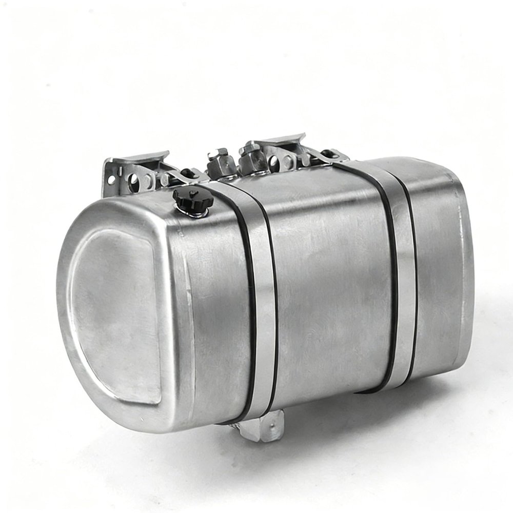 wheelfun Lesu Metal 95Mm Hydraulic Oil Tank for 1/14 Rc for Tamiyay Tractor Truck Dumper