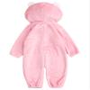 Zaldita Unisex Baby Cute Animal Costume Hooded Romper Jumpsuit with 3D Tai Halloween Cosplay Outfits Pink Cat 12-18 Months view 4