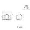 wheelfun Lesu Metal 90Mm Oil Tank 1/14 for Tamiyay Dumper Truck Tractor Trailer view 2