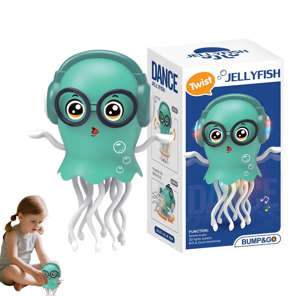 Dancing Octopus Toy- Interactive Electric Octopus, Sensor Obstacle Toy-Fun Children Gadget, Playful Entertainment Supplies | Bedroom Car Indoor Playroom Kids Activity Amusement