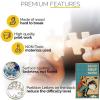 500 Piece Woman A Fun Wooden Puzzle Send Help Now to Promote Problem Solving Logical Thinking Fine Motor Skill Development and Spatial Awareness 20.4x15 Inch view 4