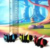 3pcs Articulated Bumble Bee Glow in The Dark Bees, Printed Stress Relief Desk Toy - 3D Printed in USA - GID-BBEE-3X view 4