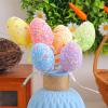12 PCS Foam Easter Egg Picks, Easter Egg Plant Picks, Cake Topper Sticks Garden Ornament, Spring Home Decor or Basket Stuffers view 3
