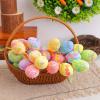 12 PCS Foam Easter Egg Picks, Easter Egg Plant Picks, Cake Topper Sticks Garden Ornament, Spring Home Decor or Basket Stuffers view 4