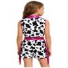 YiZYiF Kids Girl Cowgirl Outfit Western Themed Cosplay Fringe Tassel Crop Top and Shorts Set Hot Pink 6 Years view 4