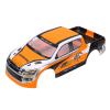 JAOCDOEN RC Car Body Shell 1/10 Scale Universal Painted Precut Modification 26cm Wheelbase for Pickup Truck (Orange) view 1
