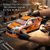 JAOCDOEN RC Car Body Shell 1/10 Scale Universal Painted Precut Modification 26cm Wheelbase for Pickup Truck (Orange) view 4