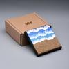 1/64 Scale Micro Simulation Scene, Square Platform Display Base Scenery Decor Baseplate for Miniature Figurines Model Paired Combination Set Collection & Photography (Seaside) view 1