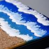 1/64 Scale Micro Simulation Scene, Square Platform Display Base Scenery Decor Baseplate for Miniature Figurines Model Paired Combination Set Collection & Photography (Seaside) view 4