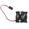 35x35mm Aluminum Alloy RC Motor Cooling Fan, Wireless ESC Cooling Fan with Protective Cover for 1/10 1/12 1/8 Scale RC Cars, Lightweight Fast Heat Dissipation (Black) view 2