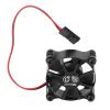35x35mm Aluminum Alloy RC Motor Cooling Fan, Wireless ESC Cooling Fan with Protective Cover for 1/10 1/12 1/8 Scale RC Cars, Lightweight Fast Heat Dissipation (Black) view 3