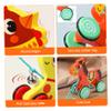 Baby Pull Toy, Wooden Pull Toy with Bell & Non-Slip Wheel, Interactive Duck for 1-3 Year Olds, Develops Mobility, Balance & Hand Eye Coordination Skills, Yellow, Duck, Baby view 3