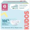 Kudos Chlorine Free Premium Diapers, 100% Cotton-Lined, Size (6) view 1