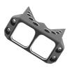 Aluminum Alloy Steering Servo Guard Armor SOA Cover, RC Servo Protective Cover for 1/10 Crawler Cheeter Rig RR10 Wraith Capra Rock Bouncer with CNC Anodized Finish (Black) view 4