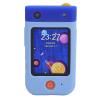 FAUOSWUK Kids Smart Phone Toy, 2.8 Inch Touch Screen 1080P Resolution with 180 Flip Camera for Toddlers, Music Video Player Educational Games (Cat Blue) view 1