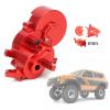Aluminum Alloy Transmission Case Housing Set, RC Gearbox Cover for GEN8 1/10 RC Car, CNC Machined 6061 - T6 Gearbox Shell with Hard Anodized Finish (Red) view 3