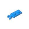 Gobricks GDS-90199 78256 1x2 Plate with Horizontal Clip, Dark Azure, 50 pcs view 1