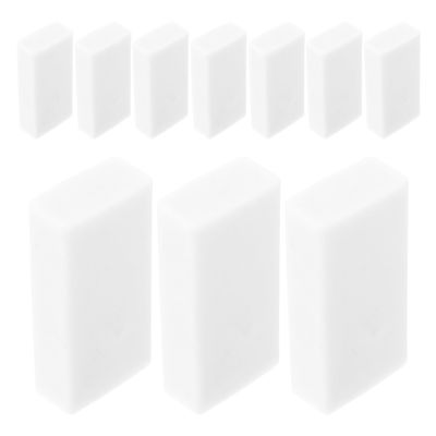 Abaodam 20pcs White Pencil Erasers for School Supplies and Drawing, Small Rectangular PVC Erasers and Artists, Sketching and Classroom Use