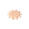 Gobricks GDS-90081 35443 4x4 10-Tooth Turntable, Light Flesh, 10 pcs view 1