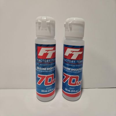 2 Pack Team Associated 70wt 70 2OZ Silicone Shock Oil Fluid 5437 LOSI ARRMA HPI RC CAR Truck