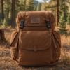 ASR Outdoor 13pc Gold Panning Backpack Kit Collapsible Bucket Prospecting Tools (4 Colors) (Brown) view 2