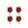 Metal Upgrade Simulation 12mm Brake Disc for MN 1/12 MN128 MN86 MN86S G500 RC Car Decoration Parts Remote-Controlled car Parts(Red Silver) view 1