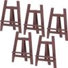 JOINPAYA 5pcs Miniature Wooden Easel Display Stands for Dollhouse Decor, Miniature Easel Ornaments for Craft and Home Gallery Accessories view 1