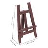 JOINPAYA 5pcs Miniature Wooden Easel Display Stands for Dollhouse Decor, Miniature Easel Ornaments for Craft and Home Gallery Accessories view 2